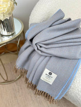 Alpaca Throw – Blue Moon - McNutt of Donegal - lifestyle