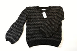 Basket Bell Sleeve Sweater - Charcoal - McConnell