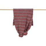 Basketweave Bobble Scarf - Candy - McConnell