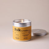 Belong Folk Tin Candle – Field Day - lit