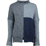Block Coloured Sweater - Sky - McConnell - front