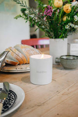 Classic Linen Stoneware Candle – Field Day