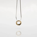 Golden Shore Small Pendant - Sterling Silver and 22ct Gold Plated - Martina Hamilton