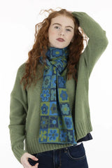 Happy Scarf - Lazuli - McKernan - on model