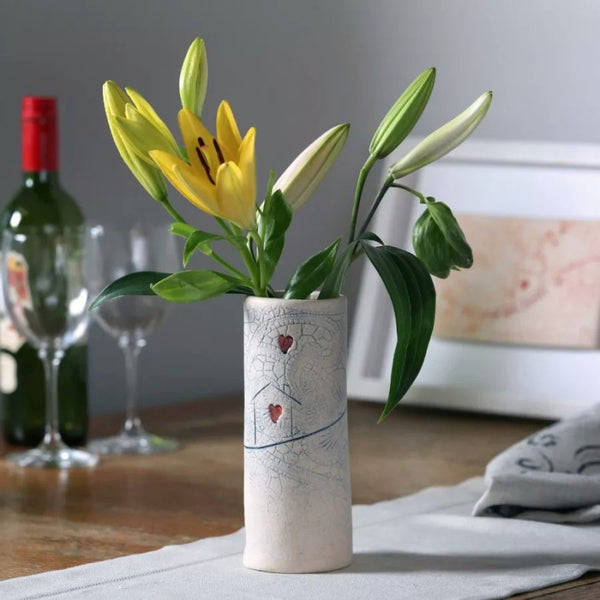 Home Comforts - Vase - Sarah McKenna - with flowers