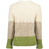 Tri Band Sweater – Light Blue, Teal and Emerald – McConnell - back