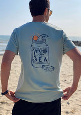 Vitamin Sea T-Shirt - Due South - on model, back