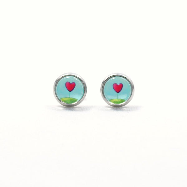 Small Stud Earrings – Be Mine – Amélie Gagné