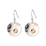 Making Waves Drop Earrings - Sterling Silver and 9ct Gold – Simon Barber