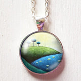 Medium Pendant – The Blues – Amélie Gagné