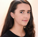 Moon Shell Stud Earrings - Sterling Silver & Gold - Martina Hamilton