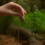 Moonlight Drop Earrings - Sterling Silver and 9ct Gold – Simon Barber