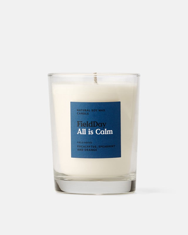 All is Calm Large Candle – Field Day