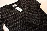 Basket Bell Sleeve Sweater - Charcoal - McConnell - detail