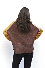 Block Coloured Sweater - Mustard - McConnell - on model - back
