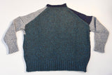 Block Coloured Sweater - Ocean - McConnell - back