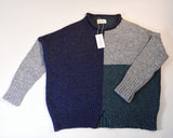 Block Coloured Sweater - Ocean - McConnell
