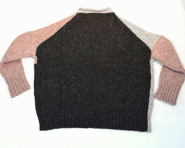 Block Coloured Sweater - Wild Thyme - McConnell - back