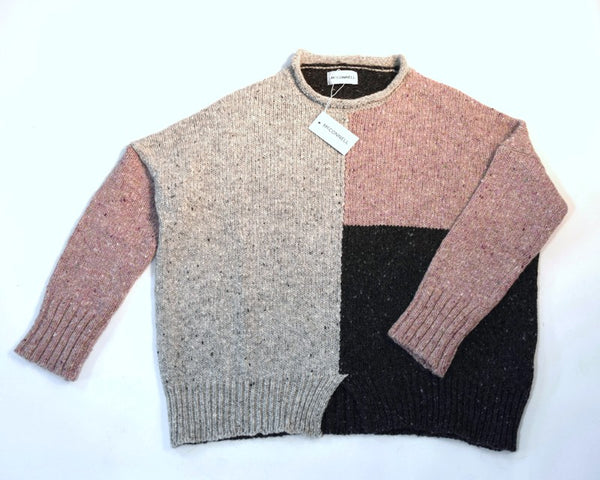 Block Coloured Sweater - Wild Thyme - McConnell