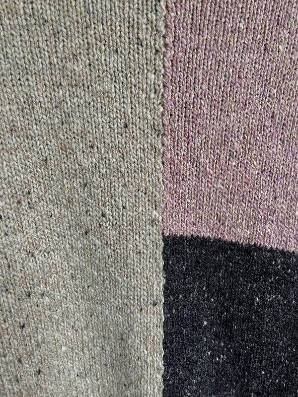 Block Coloured Sweater - Lemonade - McConnell - detail