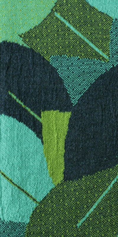 Brook Shawl – Emerald Spirit - McKernan - detail