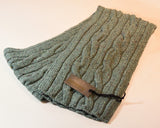 Cable and Rib Scarf – Jade - Fisherman Out of Ireland 2