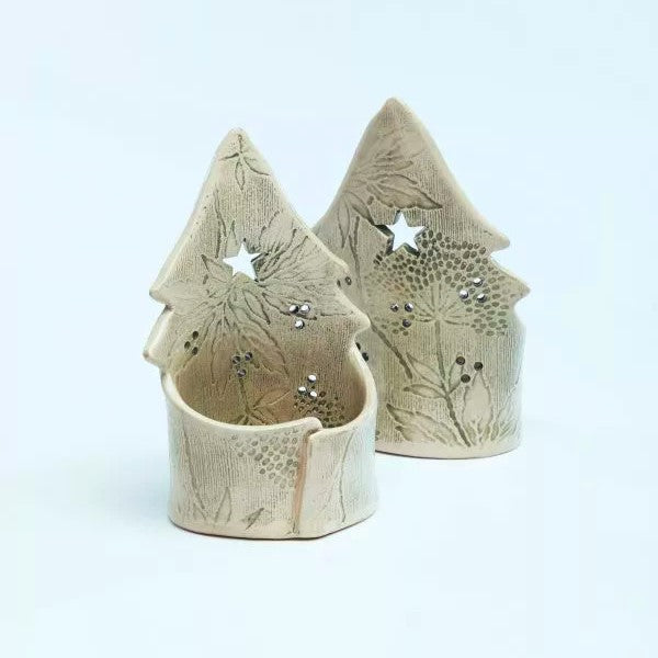 Christmas Tree - Tea Light Candle Holder - Green Seeds - Sarah McKenna
