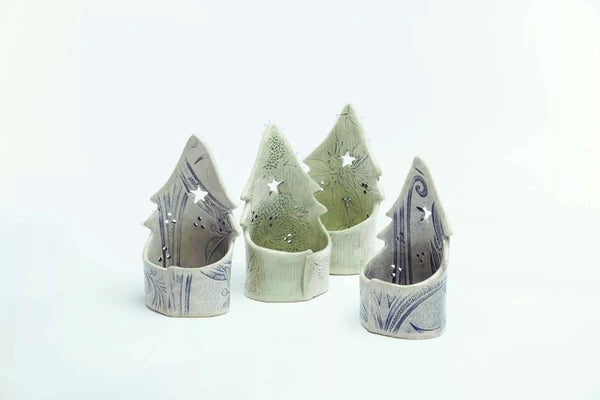 Christmas Tree - Tea Light Candle Holder - 4 - Sarah McKenna