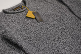 Crew neck with roll edges jumper - Pebble - Fisherman Out of Ireland - detail