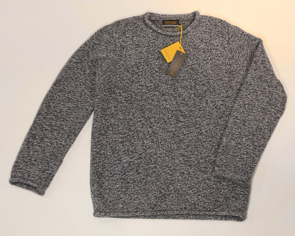 Crew neck with roll edges jumper - Pebble - Fisherman Out of Ireland