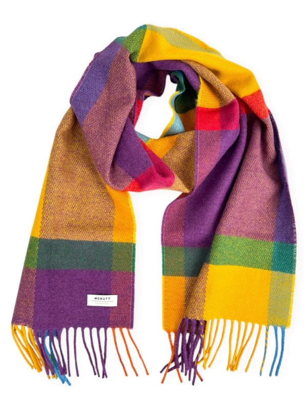 Full Bloom Lambswool Scarf - McNutt of Donegal