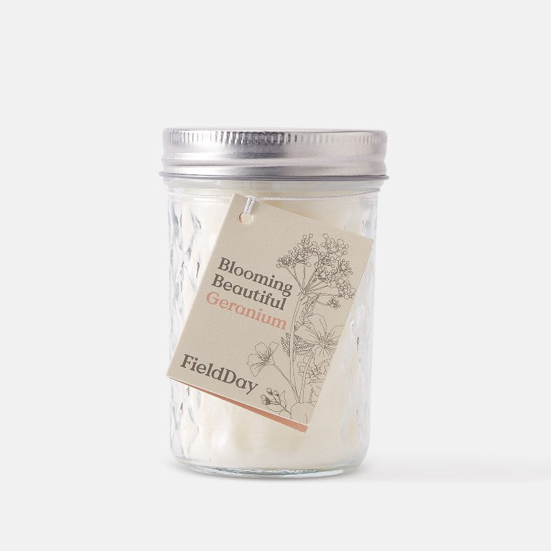 Geranium Jam Jar Candle – Field Day 