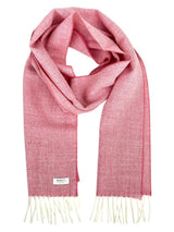 Herringbone Lambswool Scarf - Blossom - McNutt of Donegal