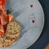 Home Comforts – Serving Board - Sarah McKenna - with food on - detail house