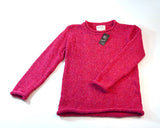 Ladies Roll neck jumper – Speckled pink – Rossan Knitwear 