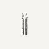 Muir Double Drop Earrings – Sterling Silver – Lynsey de Burca 2