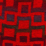 Paradox Scarf - Red Hot - McKernan - detail