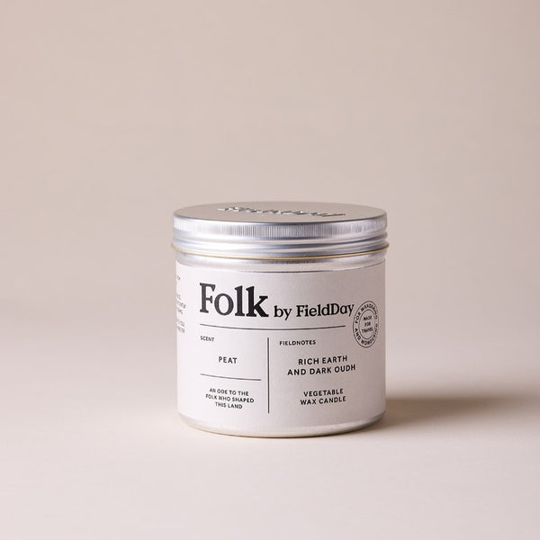 Peat Folk Tin Candle – Field Day