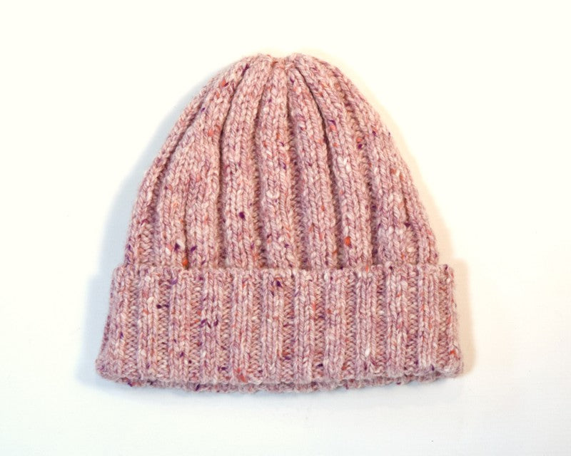 Ribbed Hat - Wild Rose - Fisherman Out of Ireland