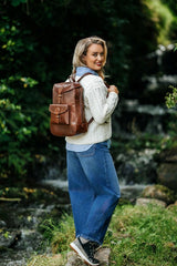 Rucksack – Tinnakeenly Leathers - on model