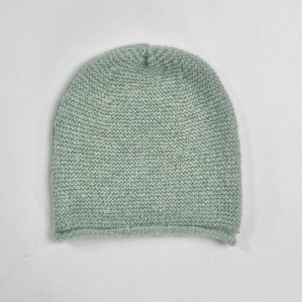Slouchy Beanie - Mint Cream - Fisherman Out of Ireland