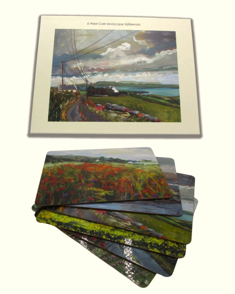 West Cork Landscape Placemat set of 6  and gift box – Annabel Langrish