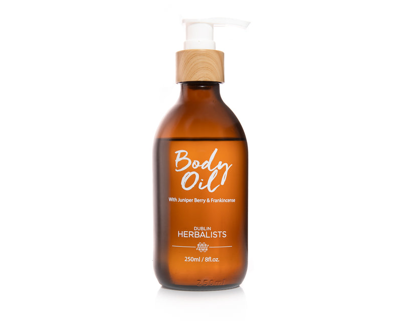 Body Oil – with Juniper Berry and Frankincense – Dublin Herbalists