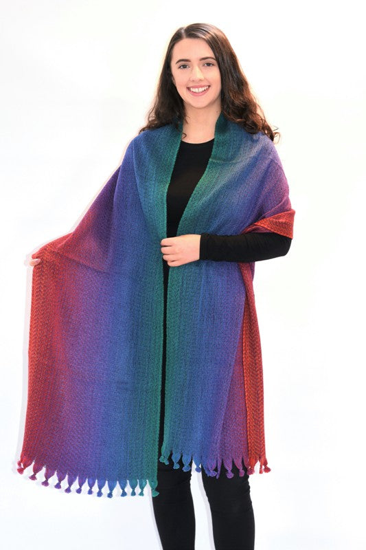 Cosmo Wrap - Rainbow - McKernan - on model