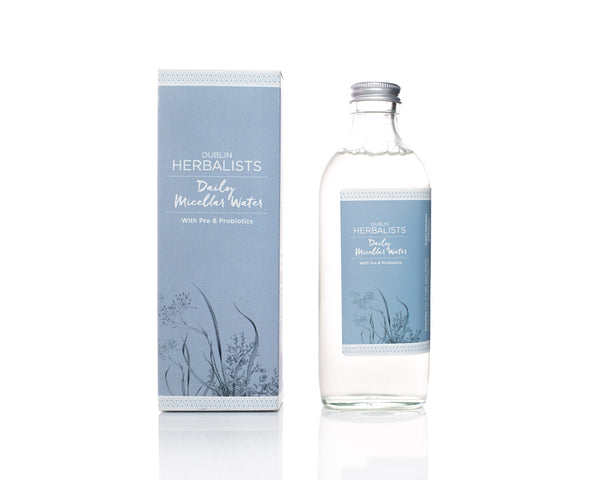 Daily Micellar Water – with Pre and Probiotics – Dublin Herbalists - with box