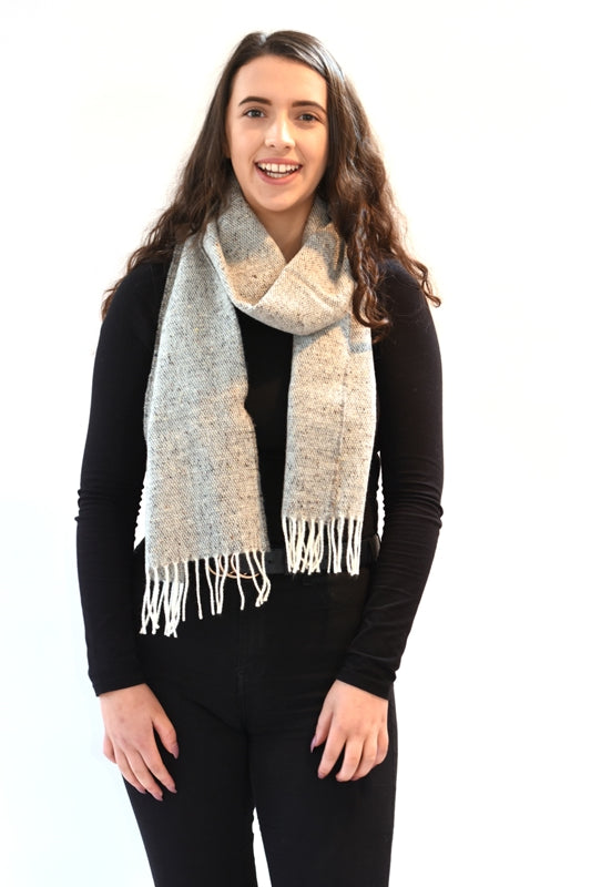Donegal Tweed Scarf - Donkey - McNutt of Donegal