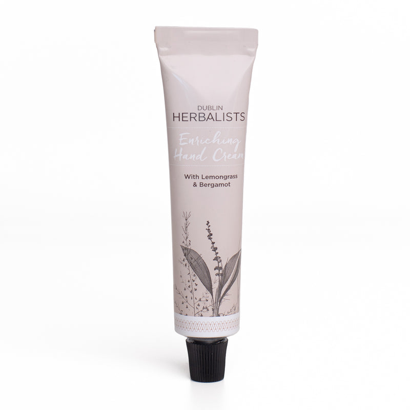 Enriching Hand Cream 30ml tube– with Lemongrass and Bergamot – Dublin Herbalists 