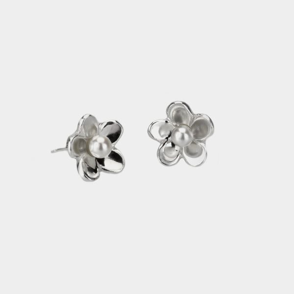 Forget Me Not  Pearl earrings - Martina Hamilton