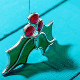 Holly Berry 3D Stained Glass Suncatcher – Ard aLume