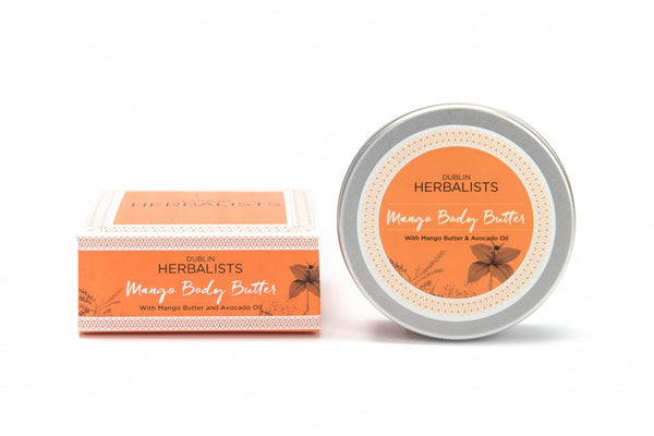Mango Body Butter – with Mango Butter and Avocado Oil – Dublin Herbalists - 200ml with box